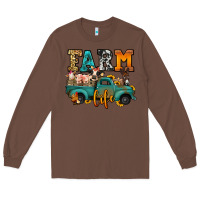 Chestnut farm life farm animals truck Long Sleeve Tee - Jasminsmagicworld