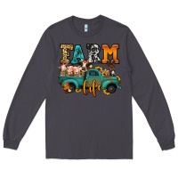 Smoke farm life farm animals truck Long Sleeve Tee - Jasminsmagicworld