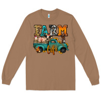 Toasted Coconut farm life farm animals truck Long Sleeve Tee - Jasminsmagicworld