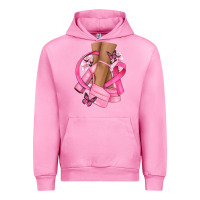 Fuchsia Pink breast cancer diva Urban Hoodie - NancyCooperArtShop