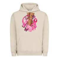 Pigment French Oak breast cancer diva Urban Hoodie - NancyCooperArtShop