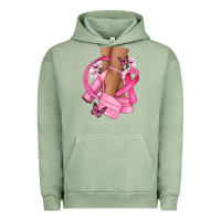 Pigment Oil Green breast cancer diva Urban Hoodie - NancyCooperArtShop