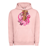 Pigment Salmon breast cancer diva Urban Hoodie - NancyCooperArtShop