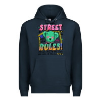 Navy street rules Premium Hoodie - Artiststas