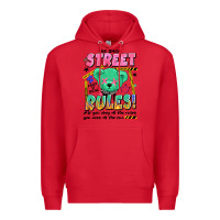 Red street rules Premium Hoodie - Artiststas