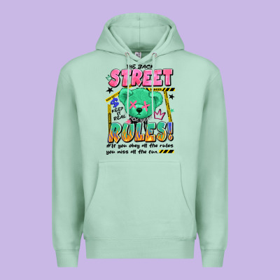 Street Rules Premium Hoodie Designed By Artiststas