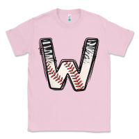 Bubblegum Pink Baseball Alphabet Classic Tee - CowhideDigitalArt