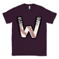 Plum Baseball Alphabet Classic Tee - CowhideDigitalArt