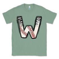 Sage Baseball Alphabet Classic Tee - CowhideDigitalArt