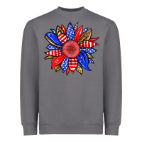 America Sunflower Heavyweight Sweatshirt | Teevron