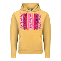 Vintage Mustard breast aweraness brushstrokes Vintage Hoodie - RanaPortraitStore