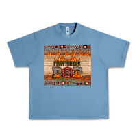 Pebble Blue firefighter dad Urban Heavy Tee - HRA Design Shop