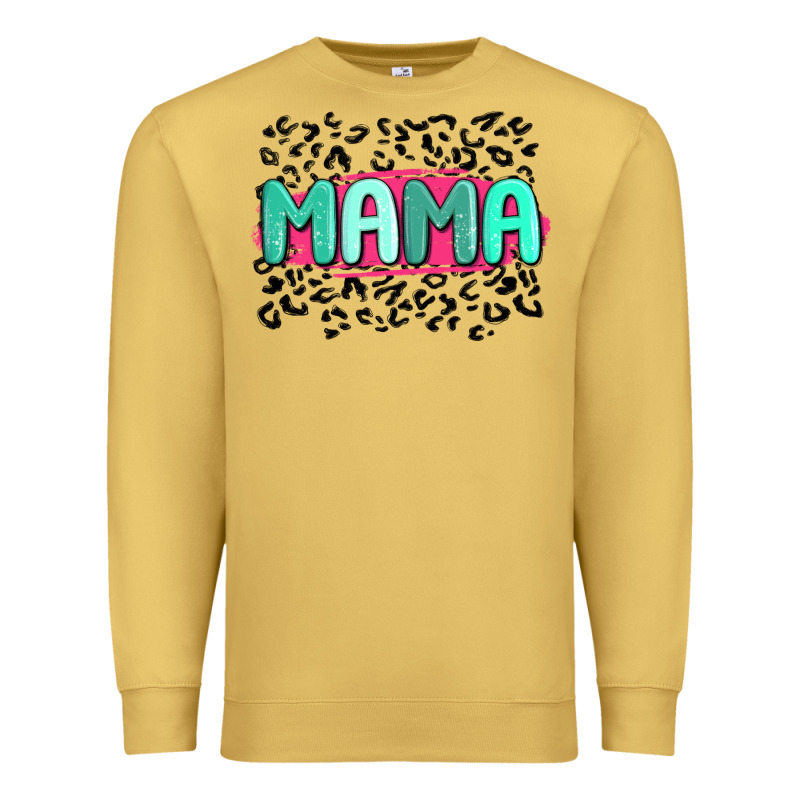 Mama Leopard Premium Sweatshirt by MaliasSmallBusiness | Teevron