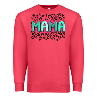 Cardinal mama leopard Premium Sweatshirt - MaliasSmallBusiness