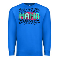 True Royal mama leopard Premium Sweatshirt - MaliasSmallBusiness