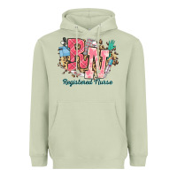 Matcha rn registered nurse western Heavyweight Hoodie - NancyCooperArtShop