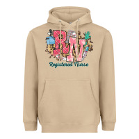 Mushroom rn registered nurse western Heavyweight Hoodie - NancyCooperArtShop