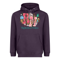 Plum rn registered nurse western Heavyweight Hoodie - NancyCooperArtShop