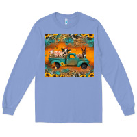 Colony Blue farm animals truck Long Sleeve Tee - Jasminsmagicworld