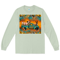 Matcha farm animals truck Long Sleeve Tee - Jasminsmagicworld