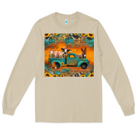 Mushroom farm animals truck Long Sleeve Tee - Jasminsmagicworld