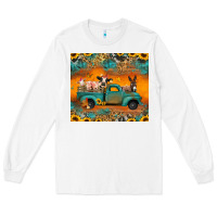 White farm animals truck Long Sleeve Tee - Jasminsmagicworld