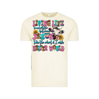 Vintage Arctic living life somewhere between jesus take the wheel Vintage Tee - AdoDesignShop