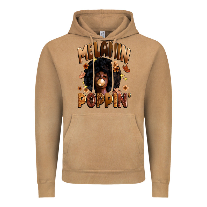Melanin Poppin Vintage Hoodie by Zillion Design Studio | Teevron