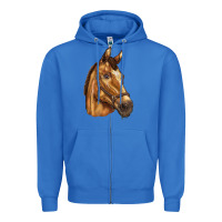 True Royal horse Zipper Hoodie - BarkalooDesign