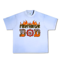 Grape Ice firefighter dad Urban Heavy Tee - HRA Design Shop