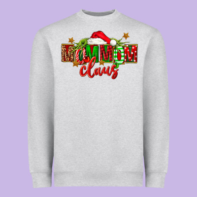 Christmas Mom Mom Claus Heavyweight Sweatshirt Designed By Fadigitalartstudio