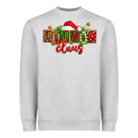 Heather Grey christmas mom mom claus Heavyweight Sweatshirt - FaDigitalArtStudio