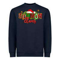 Navy christmas mom mom claus Heavyweight Sweatshirt - FaDigitalArtStudio