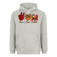 Moon Dust peace love firefighter Heavyweight Hoodie - NancyCooperArtShop