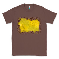 Chestnut gemstone yellow leopard background Classic Tee - JahusDesignShop