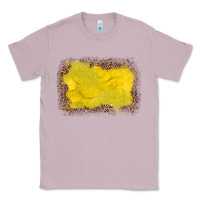 Lilac gemstone yellow leopard background Classic Tee - JahusDesignShop