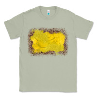 Matcha gemstone yellow leopard background Classic Tee - JahusDesignShop