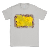 Moon Dust gemstone yellow leopard background Classic Tee - JahusDesignShop