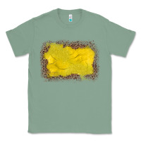 Sage gemstone yellow leopard background Classic Tee - JahusDesignShop