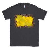 Smoke gemstone yellow leopard background Classic Tee - JahusDesignShop
