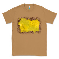 Toasted Coconut gemstone yellow leopard background Classic Tee - JahusDesignShop