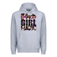 Heather Grey black girl magic Premium Hoodie - Artiststas