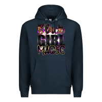 Navy black girl magic Premium Hoodie - Artiststas