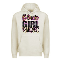 Oatmeal Heather black girl magic Premium Hoodie - Artiststas
