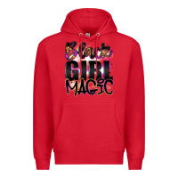 Red black girl magic Premium Hoodie - Artiststas