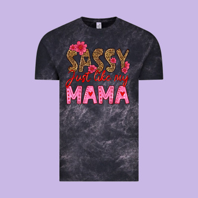 Sassy Just Like My Mama Vintage Tee Designed By Hra Design Shop