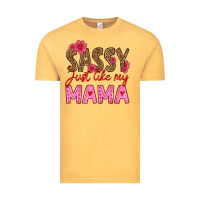 Vintage Mustard sassy just like my mama Vintage Tee - HRA Design Shop
