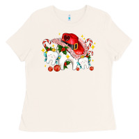 Bone dental Christmas teeth and candies Ladies Tee - AdoDesignShop