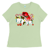 Matcha dental Christmas teeth and candies Ladies Tee - AdoDesignShop