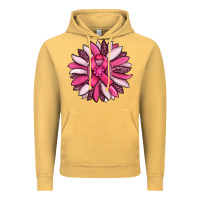 Vintage Mustard breast awareness cancer pink sunflower Vintage Hoodie - RanaPortraitStore